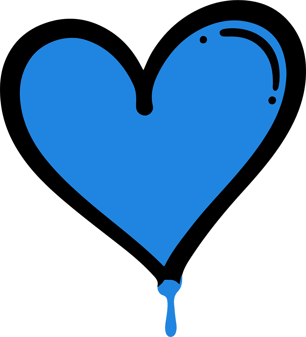 art-Hearts 🟦 Graffiti Sticker #2